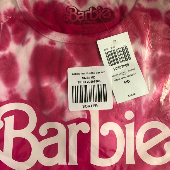 BARBIE PINK EVIL EYE COTTON SHIRT WITH MOTIF main image 1